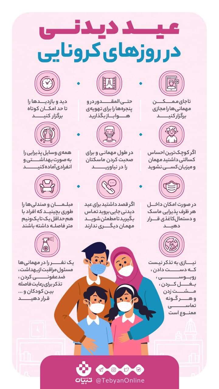 با وجود کرونا چطور عید دیدنی کنیم؟