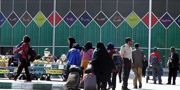 افزایش ۴ برابری جابجایی مسافر در پایانه‌های مسافربری مشهد طی ۹ روز ابتدای ۱۴۰۰