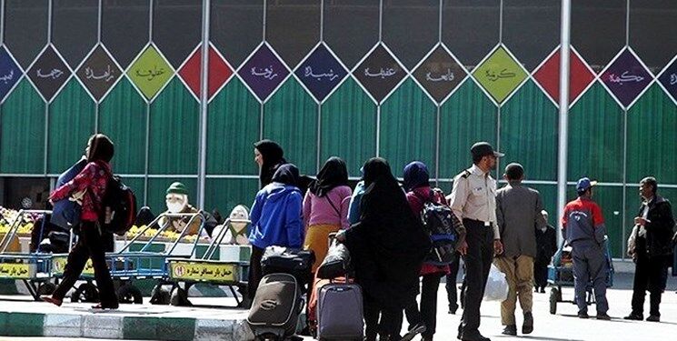 افزایش ۴ برابری جابجایی مسافر در پایانه‌های مسافربری مشهد طی ۹ روز ابتدای ۱۴۰۰