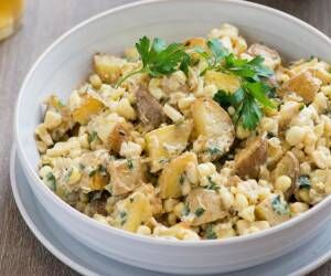 طرز تهیه سالاد سیب زمینی رستورانی
