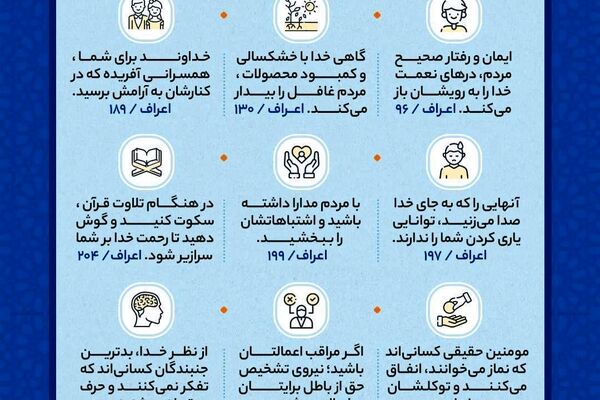 نکات کلیدی زندگی موفق در جزء نهم قرآن کریم