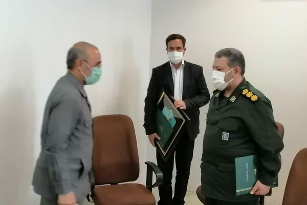 مراسم تودیع و معارفه مسئول بسیج سازندگی سپاه امام رضا برگزار شد