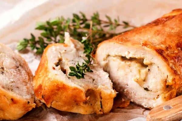 رولت مرغ سوخاری