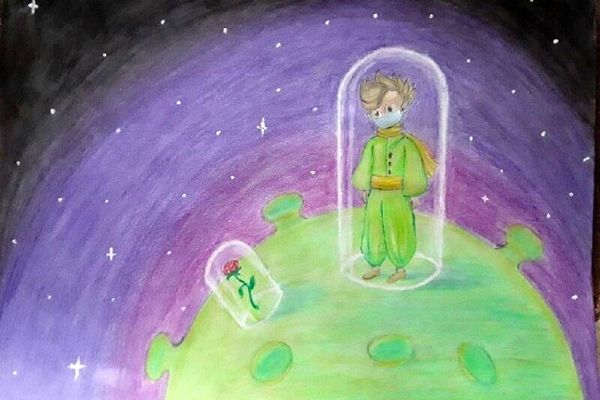 دانش‌آموز خراسان رضوی در مسابقات نقاشی سازمان جهانی بهداشت مقام برتر را کسب کرد