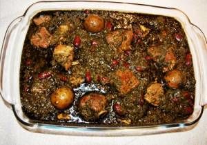 دستور تهیه خوشمزه ترین خورش “قورمه سبزی با مرغ” خانگی