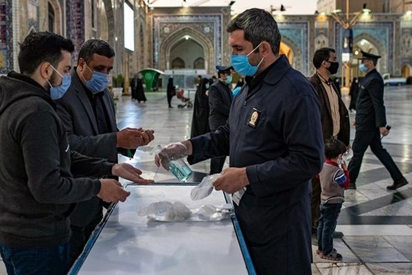 مُهر تایید دانشگاه علوم پزشکی بر تمهیدات بهداشتی مقابله با کرونا در حرم مطهر رضوی