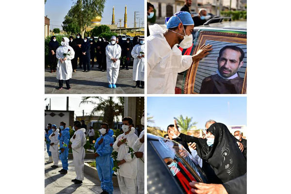 خداحافظی تلخ با پرستار فداکار ماهشهر