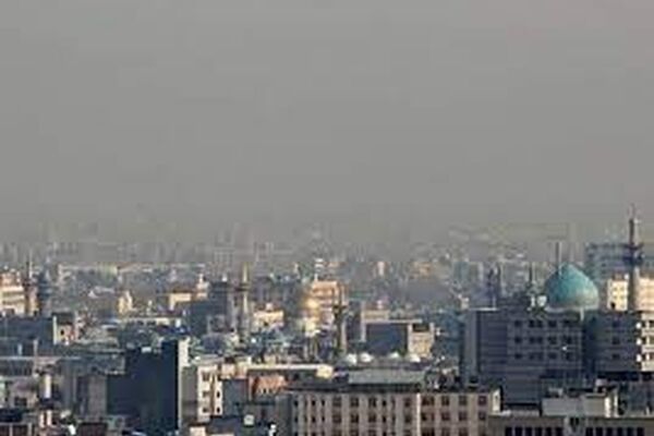 هوای مشهد در آستانه رسیدن به وضعیت هشدار است