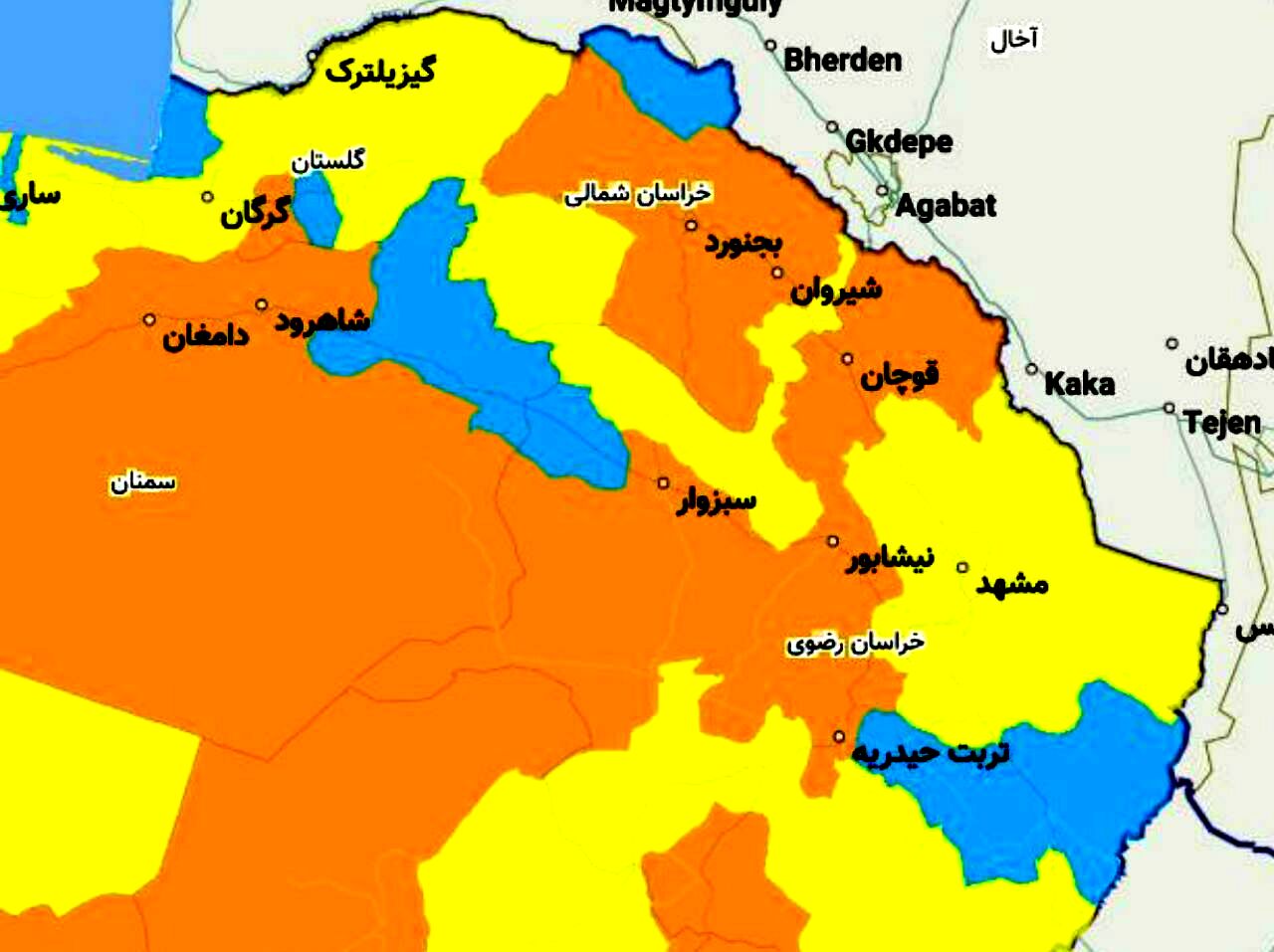 مشهد در وضعیت زرد کرونایی قرار گرفت