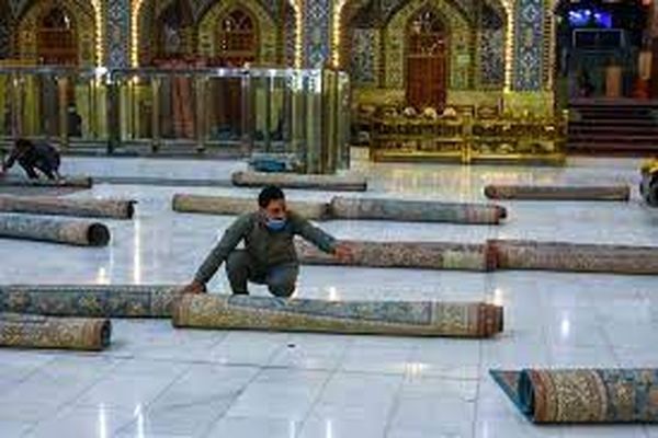 32 هزار متر مربع فرش به هیئات مذهبی مشهد امانت داده ‌می‌شود