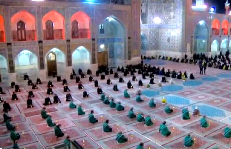 خطبه‌خوانی شب شهادت امام رضا(ع) برگزار شد
