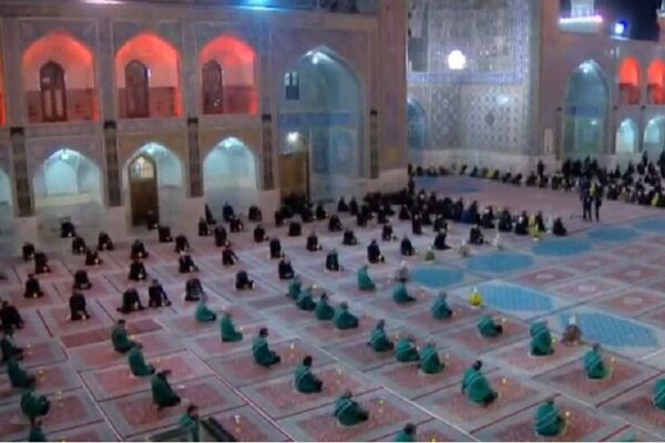 خطبه‌خوانی شب شهادت امام رضا(ع) برگزار شد