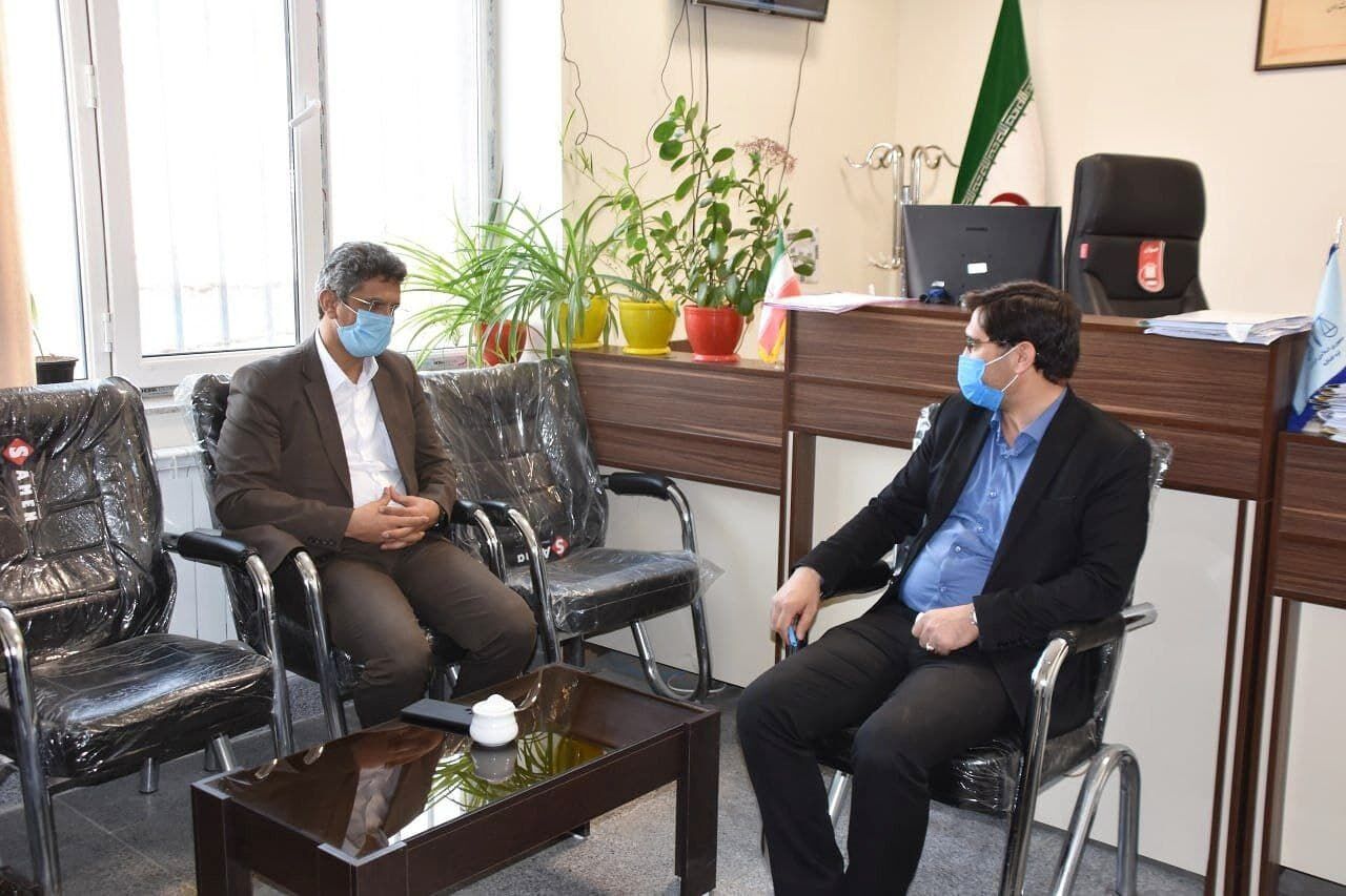 سرپرست شرکت عمران گلبهار با مسئولین شهرستان دیدار کرد