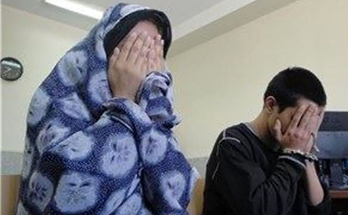 زوج سارق موتورسیکلت به دام افتاد