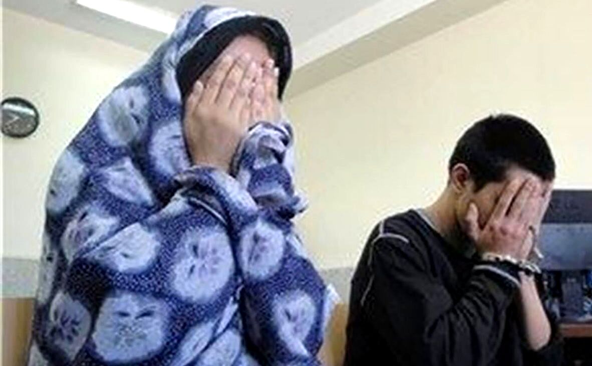 زوج سارق موتورسیکلت به دام افتاد