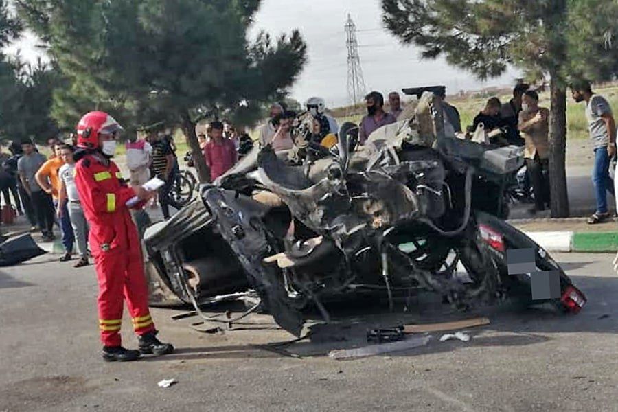 سانحه رانندگی مرگبار در بلوار طبرسی مشهد