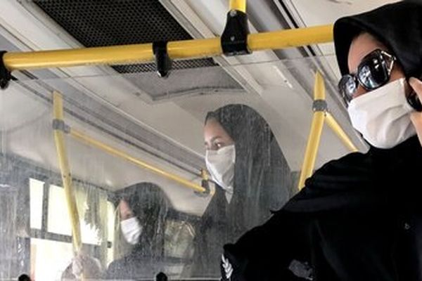 ورود مسافران بدون ماسک به اتوبوس درون‌شهری مشهد ممنوع شد