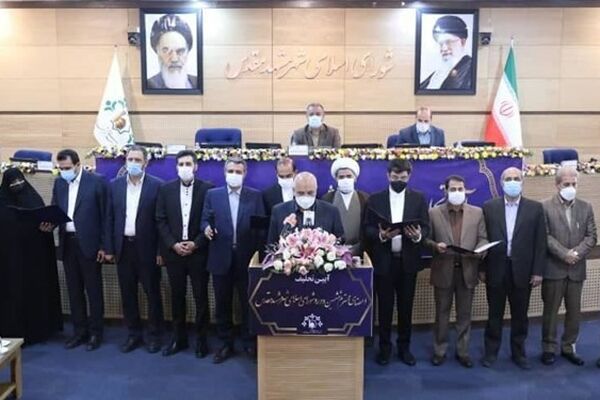 مراسم تحلیف اعضای شورای شهر برگزار شد/ مشهدالرضا(ع)؛ جهانشهر برکت و کرامت