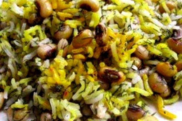 طرز تهیه شوید پلو با لوبیا چشم بلبلی/از خواص این حبوبات غافل نشوید!