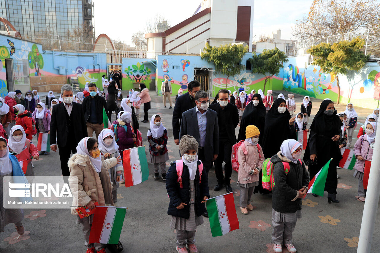 گزارش تصویری بازگشایی مدارس ابتدایی مشهد