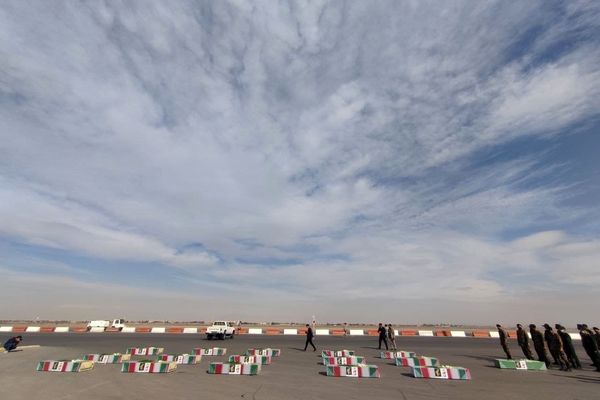 گزارش تصویری ورود شهدای تازه تفحص شده به مشهد