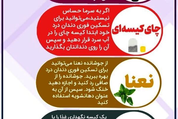 چند راهکار خانگی برای درمان دندان درد