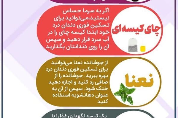 چند راهکار خانگی برای درمان دندان درد