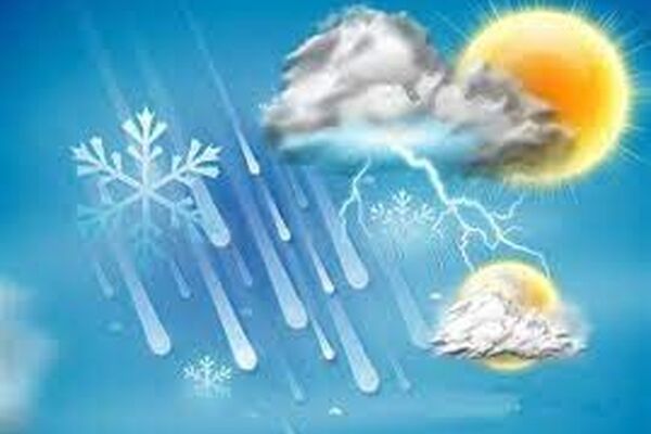 پیش‌بینی وزش باد نسبتا شدید و بارش پراکنده باران و برف در خراسان رضوی