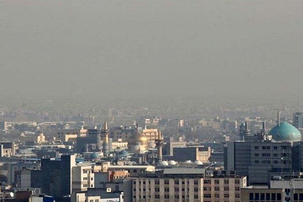 هوای کلانشهر مشهد در وضعیت هشدار آلودگی است