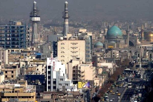 هوای کلانشهر مشهد آلوده شد