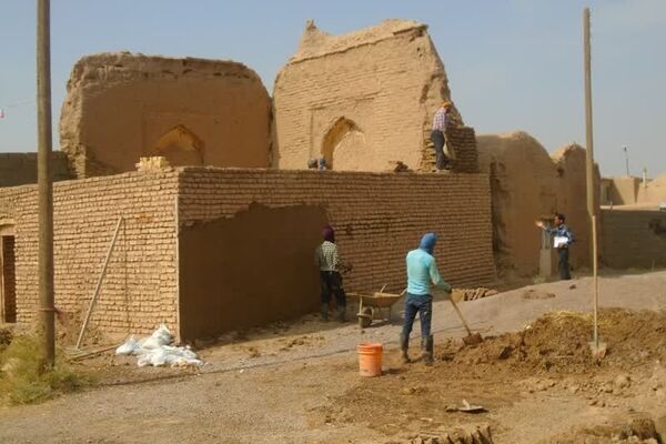 آغاز مرمت اضطراری بنای تاریخی خدیجه خاتون در شهرستان خواف