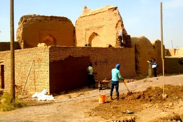 آغاز مرمت اضطراری بنای تاریخی خدیجه خاتون در شهرستان خواف
