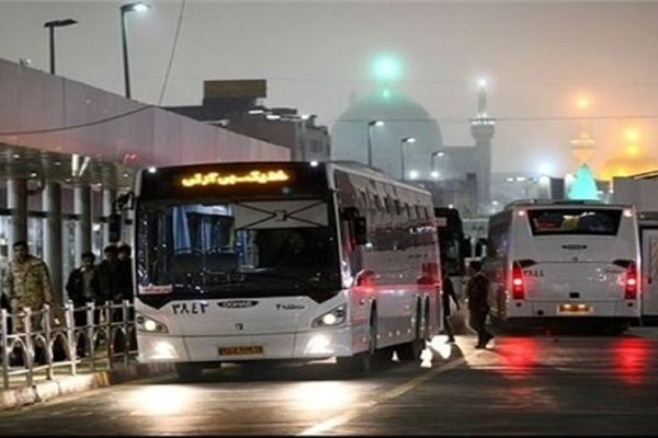 سرویس‌دهی صلواتی ناوگان اتوبوسرانی مشهد در روز عید سعید غدیر