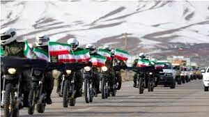 رژه موتوری یگان‌های مسلح در مشهد برگزار شد