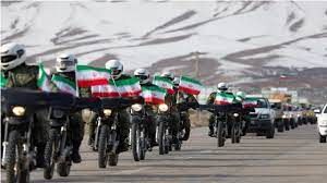 رژه موتوری یگان‌های مسلح در مشهد برگزار شد