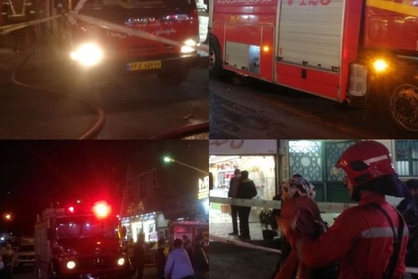 آتش سوزی گلخانه‌ای در بلوار خیام مهار شد