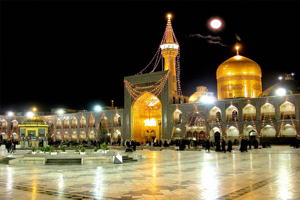 جشن میلاد امام جواد(ع) در حرم مطهر رضوی برگزار شد