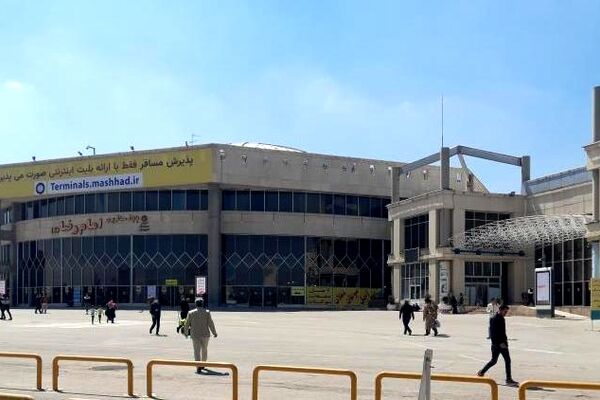 پایانه مسافربری مشهد خالی از مسافر شد