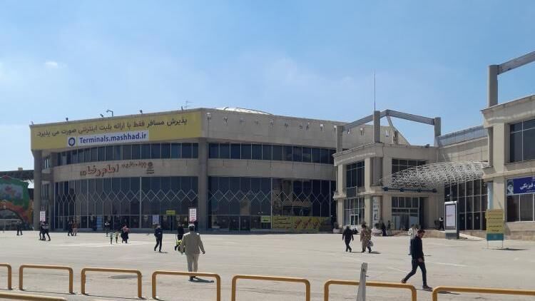 پایانه مسافربری مشهد خالی از مسافر شد