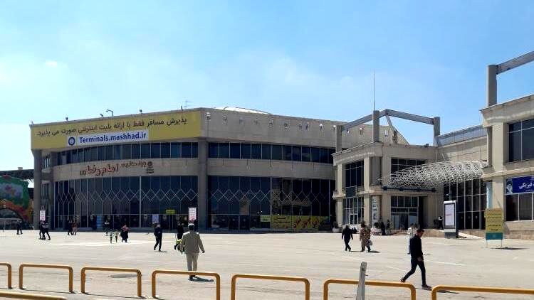 پایانه مسافربری مشهد خالی از مسافر شد