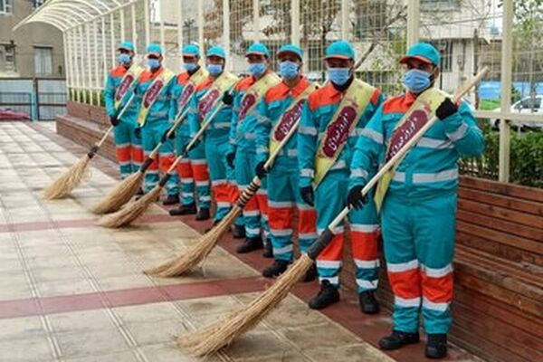 فعالیت شبانه روزی 6 هزار پاکبان در مشهد
