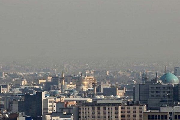 هوای مشهد برای پنجمین روز متوالی آلوده است