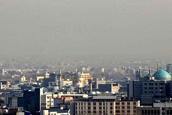 هوای مشهد برای پنجمین روز متوالی آلوده است