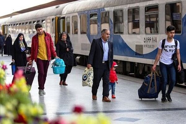 جابجایی مسافر در راه آهن خراسان ۵۷ درصد افزایش یافت