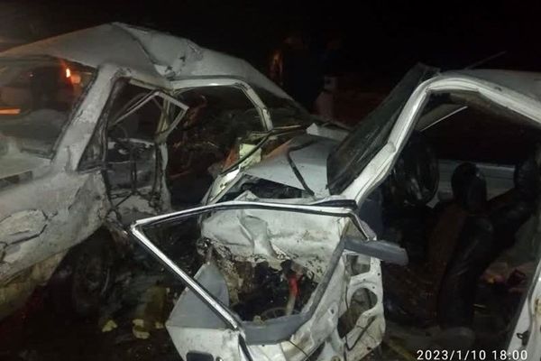 ۹ مصدوم و ۲ فوتی به علت لغزندگی جاده در شهرستان خواف