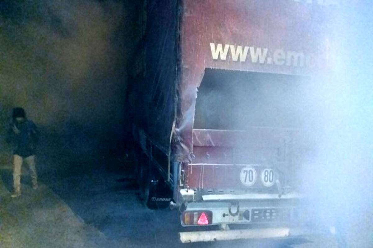 آتشسوزی در بازارچه مرزی دوغارون