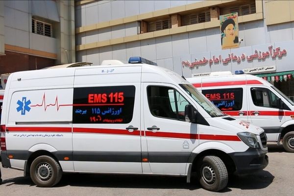 یک نفر بر اثر واژگونی و آتش‌سوزی خودرو در گناباد کشته شد