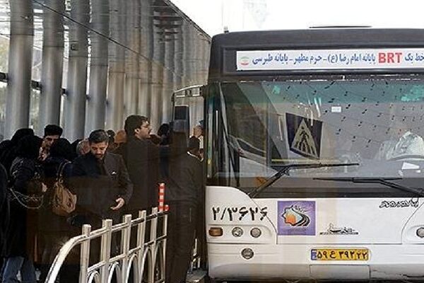 افزایش یک ساعته فعالیت تمامی خطوط اتوبوسرانی مشهد از نیمه خرداد ماه