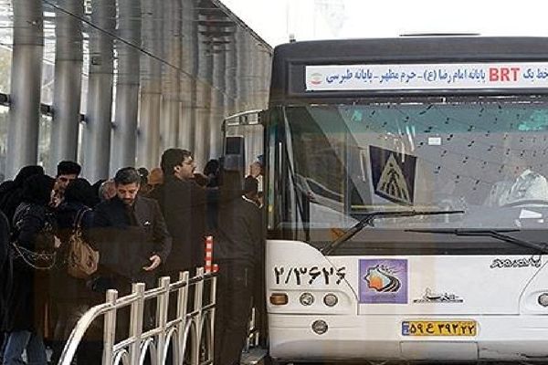 افزایش یک ساعته فعالیت تمامی خطوط اتوبوسرانی مشهد از نیمه خرداد ماه