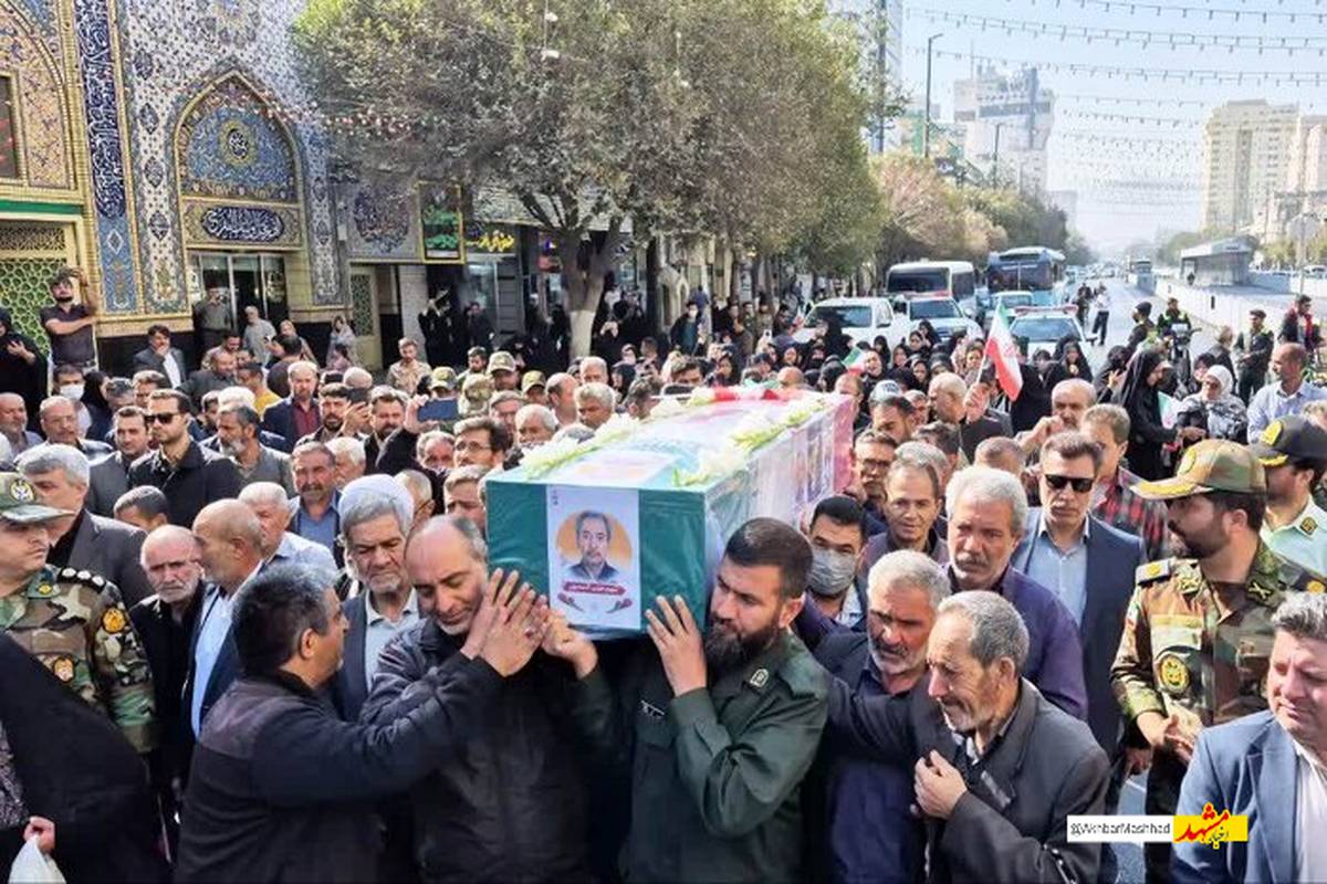 پیکر جانباز شهید در مشهد تشییع و خاکسپاری شد